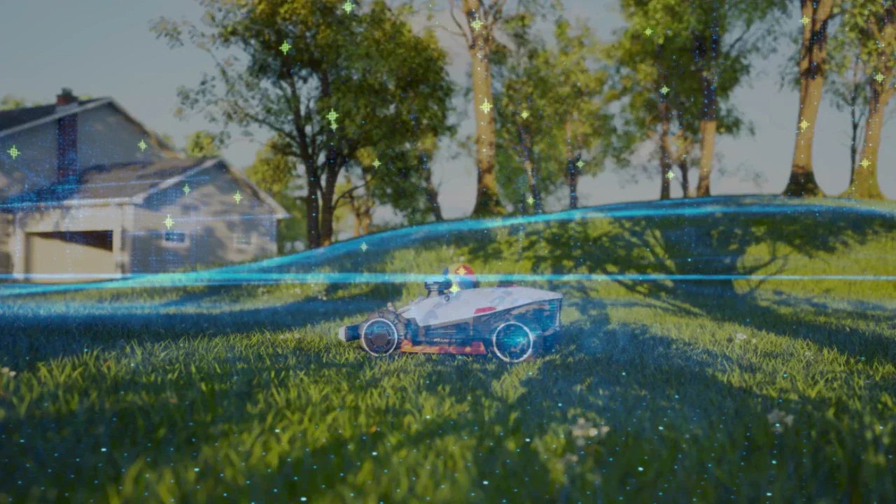 GPS robot mower