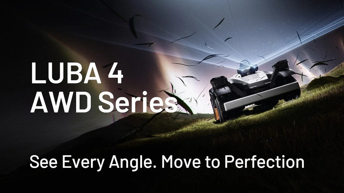 Mammotion LUBA 4 AWD series robotic lawn mowers
