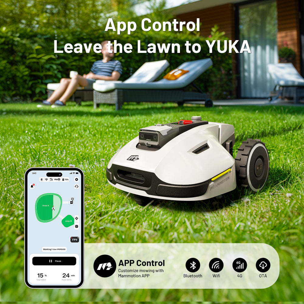 YUKA 2000: 3D Vision Robot Lawn Sweeping Mower